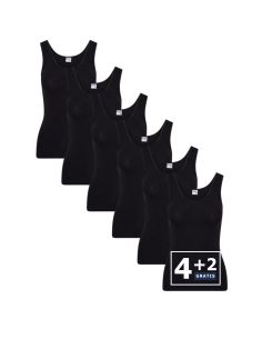 Beeren Dames hemd Young 6Pack Zwart