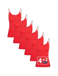 Beeren Dames Top Elegance 6Pack Rooda