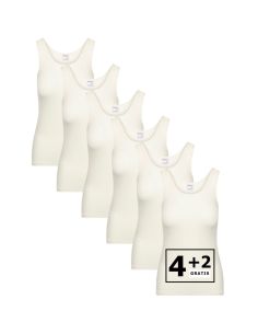 Beeren Dames hemd Elegance 6Pack Ivoor