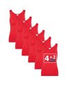 Beeren Dames hemd Elegance 6Pack Rood
