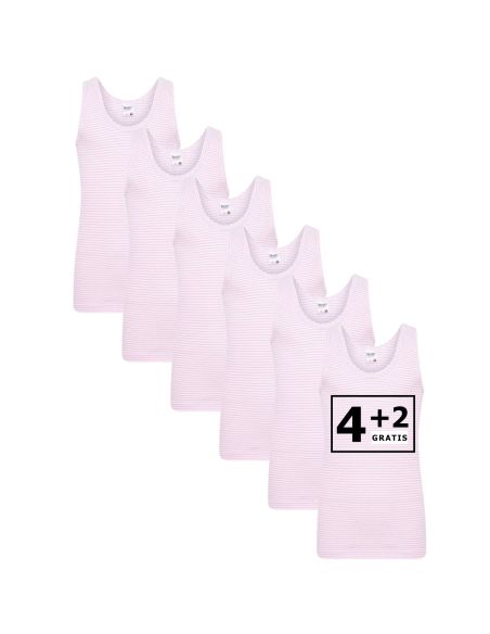 Beeren Meisjes Hemd Cindy 6Pack Roze