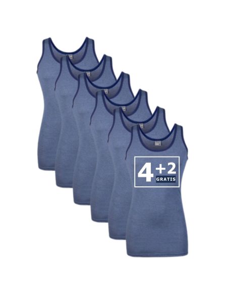 Beeren Heren singlet Jupiter 6Pack Navy