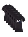 Beeren Heren T-shirt K.M. Comfort Feeling 6Pack Zwart
