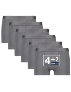 Beeren Heren boxershort Rolf 6Pack Grijs