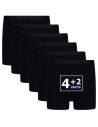 Beeren Heren boxershort Roger 6Pack Zwart
