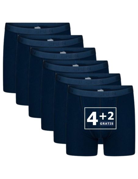 Beeren Heren boxershort Roger 6Pack Navy