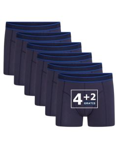 Beeren Heren boxershort Cotton Stretch Hugo 6Pack Navy