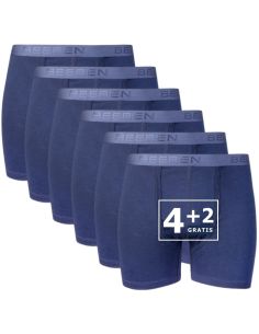 Beeren Heren boxershort Dylan 6Pack Navy