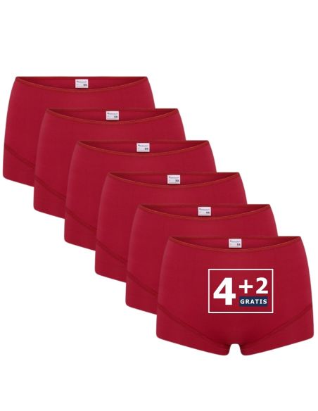 Beeren DamesShort Elegance 6Pack Bordeaux Rood