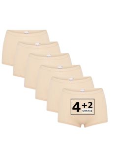 Beeren Dames boxershort Comfort Feeling 6Pack Beige