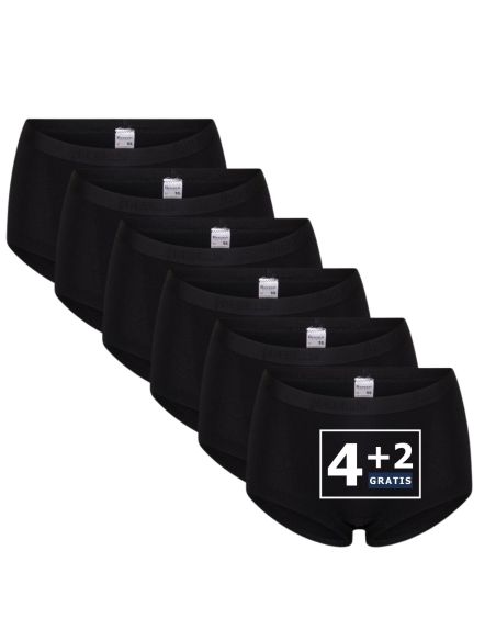 Beeren Dames short Beeren Young 6Pack Zwart