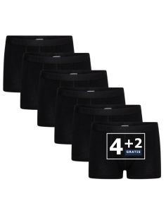 Beeren Jongens boxershort Comfort Feeling 6Pack Zwart