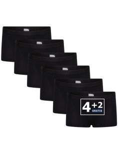 Beeren Meisjes boxershort Young 6Pack Zwart