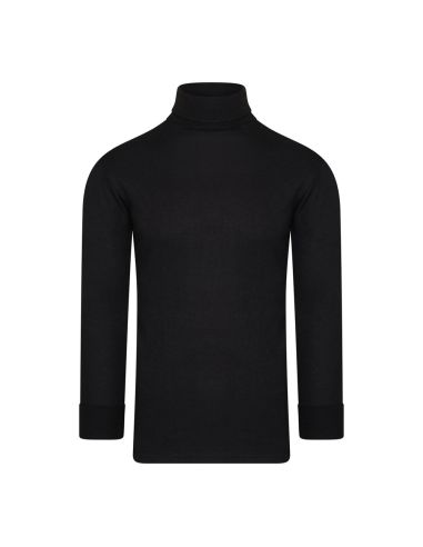 Beeren ondergoed Unisex Coll shirt Thermo L.M. Zwart