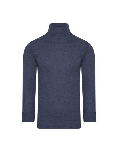 Beeren ondergoed Unisex Coll shirt Thermo L.M. Navy