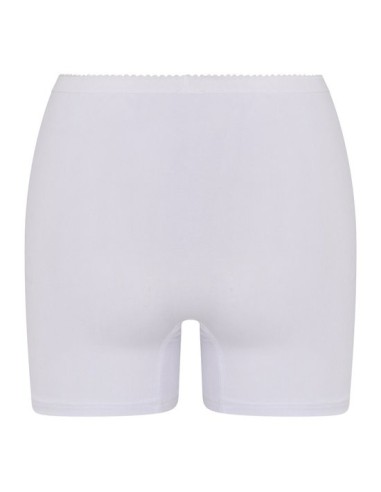 Beeren Dames boxershort Softly met lange pijp 6Pack Wit