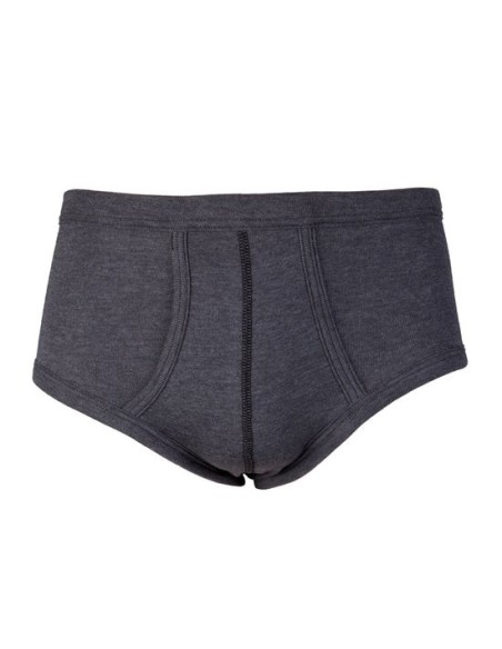 Beeren Heren slip met gulp 6Pack Antraciet Zwart